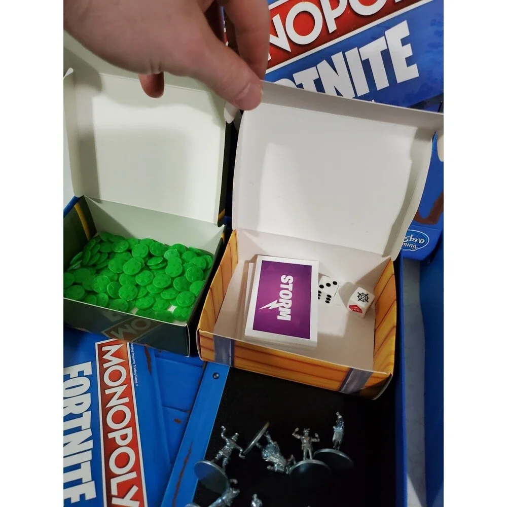 Monopoly Fortnite Collector's Edition Board Game Hasbro Gaming 100% Complete